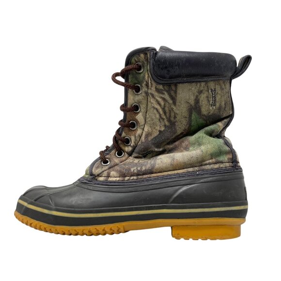 Timber Wolf Thermolite Boys 8 Camo Duck Boots Water Resistant Lace Up Outdoor - Picture 5 of 16
